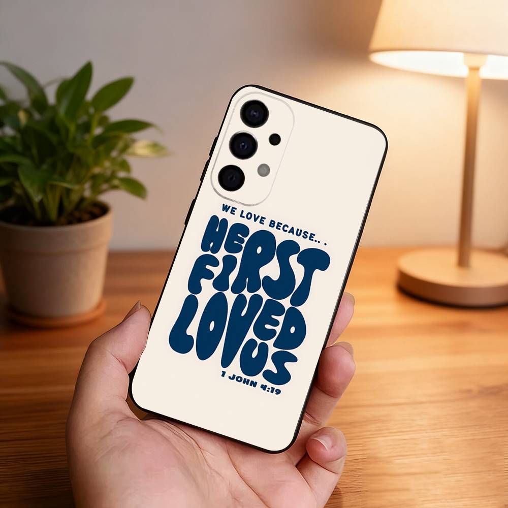 

Hot Fashion Jesus God Quote Scrawl Phone Case For Samsung S25,S24,S21,S22,S23,S30,Ultra,S20,Plus,Fe,Lite,5G Black Cover Samsung S21lite