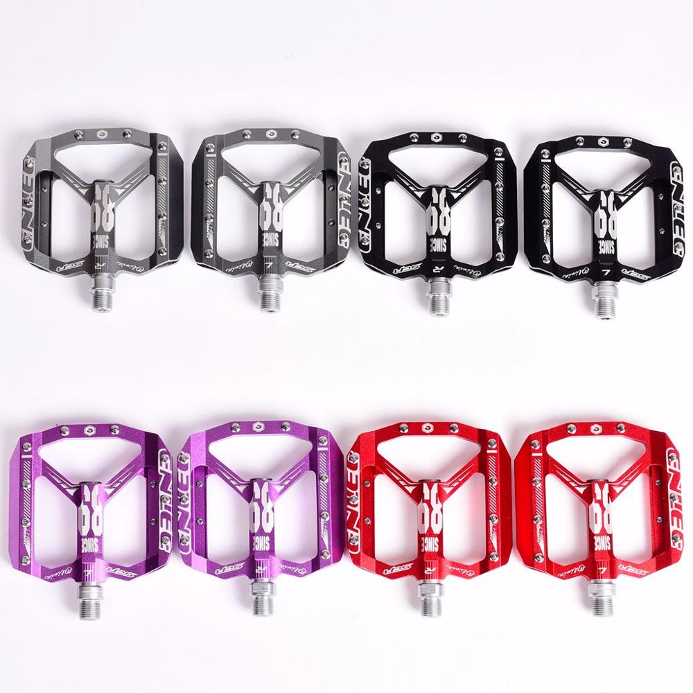 ENLEE KRSEC MTB Pedals, CNC Aluminum, High Strength, Wide Platform, Front Lock, Chromoly Axle Bicycle accessories