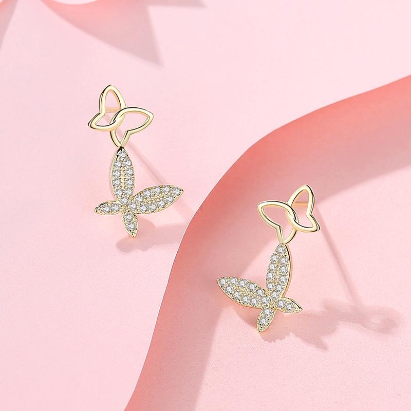 Tancise 925 Sterling Silver Zircon Earrings Drop Earrings For Women Wedding Party Gifts