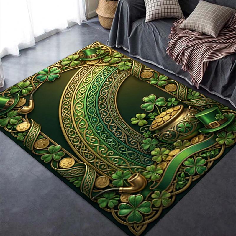 2025 New Coins&Rainbows Carpet Rug for Living Room Bedroom Home Sofa Decoration,Kids play Non-slip Floor Mat114