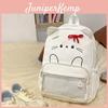 Bow Cute Cartoon Backpack For Teens With Nylon Material For Daily Use