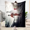 Football Player Action Blanket Comfortable Perfect for Sofa Seaside Livingroom for All Occasions Playful Design Birthday Christmas Gift Blanket