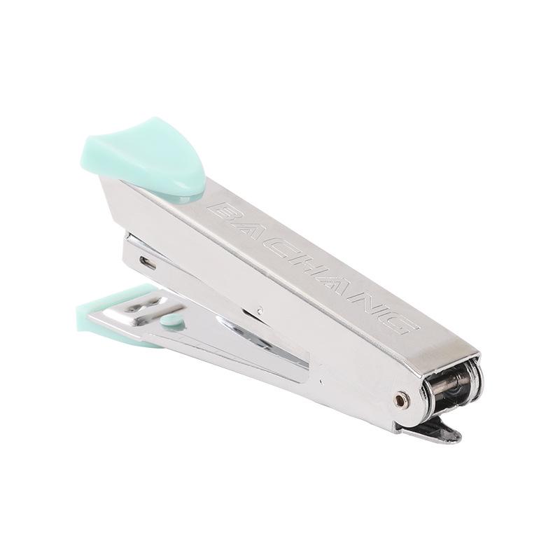 Mini Grampeador Macaron Colorido: Grampeador Portátil, que Economiza Trabalho, Fofo para Estudantes