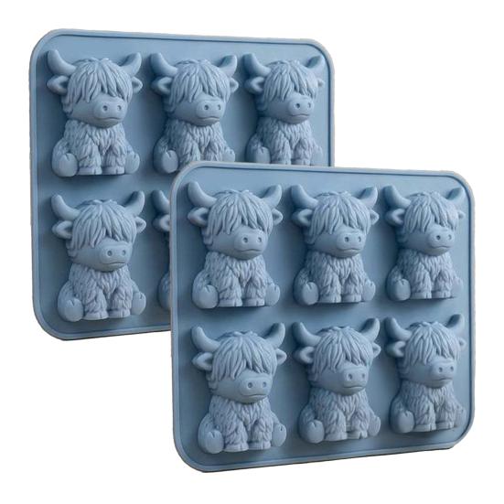 Easter Bunny Mold Set 3D Silicone Ice Tray Food-Grade Safe BPA-Free Non-Stick Easter Bunny Shape Mold for Baking Chocolate Cake Jelly Fudge Snacks