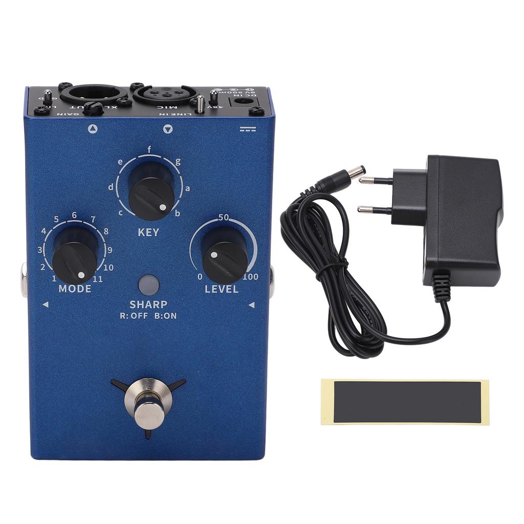Guitar Effect Pedal Metal Blue Single Voice Changer Effects Pedal