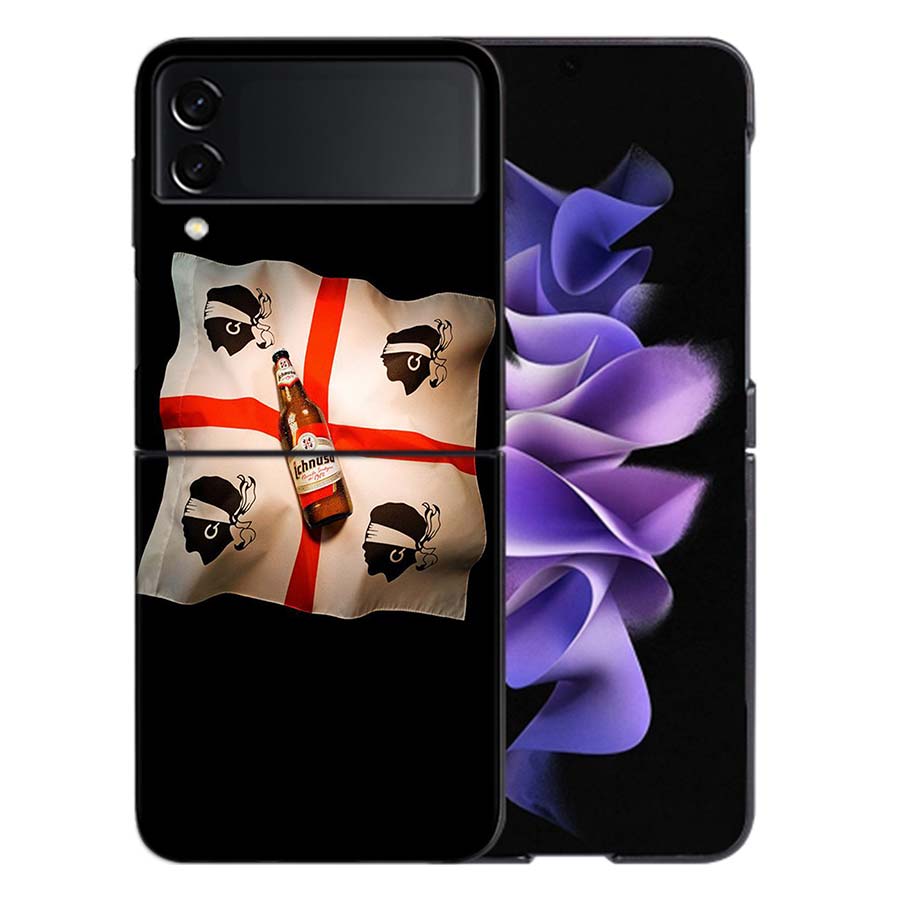 

Flag of Sardinia Phone Case For Samsung Z Flip 6 7 5G Galaxy Z Flip 5 4 3 5G Cases Shockproof Hard Cover TPU Galaxy Z Flip 3 5G