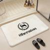 Hotel H Sheraton Hotel Floor Mat Eco  Flannel Doormat Non Slip Odorless Indoor Floor Rug Soft Short Plush Home Mat