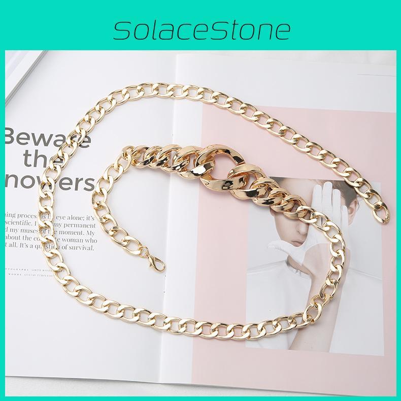 Ceinture de chaîne en métal pour femmes Accessoire tendance et élégant pour porter avec une robe et une chemise