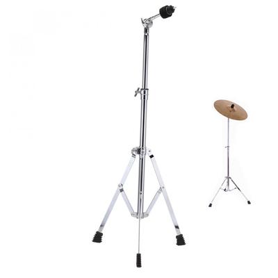 Full Metal Adjustment Foldable Floor Cymbal Triangle-bracket Stand Holder Jazz Drum Set Percussion