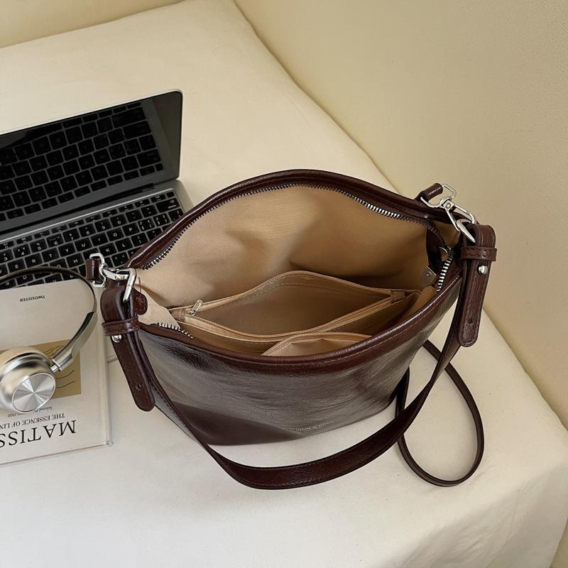 Velká Tote Taška Dámská Retro Dojíždějící Podpažní Taška Ramenní Crossbody Taška