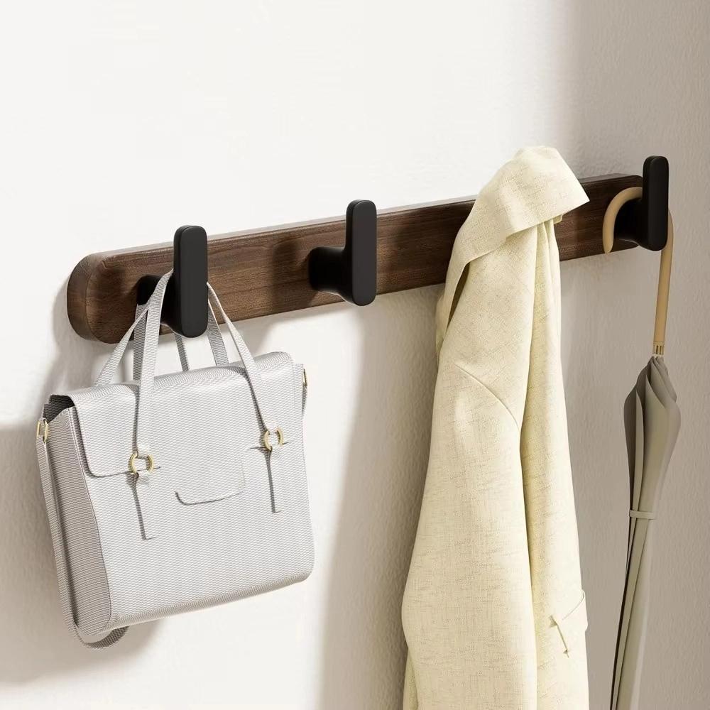 Multi-Purpose Wooden Hanger Hook Waterproof Wall Hook Modern Design Door Hooks  Bedroom