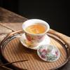 Dehua White Porcelain Nine Peaches Gaiwan