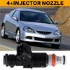 4PCS 16450-RBB-003 New Fuel Injector Nozzle For HONDA CIVIC Si RSX TYPE-S CSX 2.0L TSX 2.4L-AU62