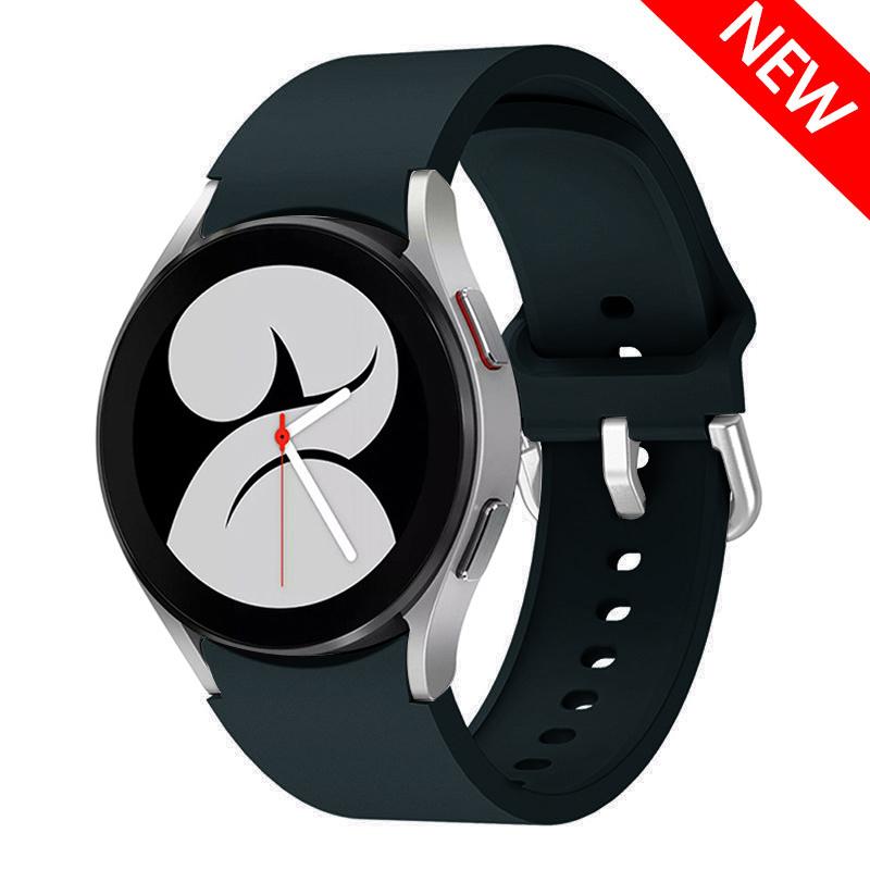20mm řemínek na hodinky Pro Samsung Galaxy Watch 7/5/6 44mm 40mm Silikonový náramek Galaxy Watch 4 classic/5 pro 47mm 43mm 46 45mm pásek