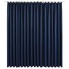 Blackout Curtain with Hooks Blue 290 X 245 Cm