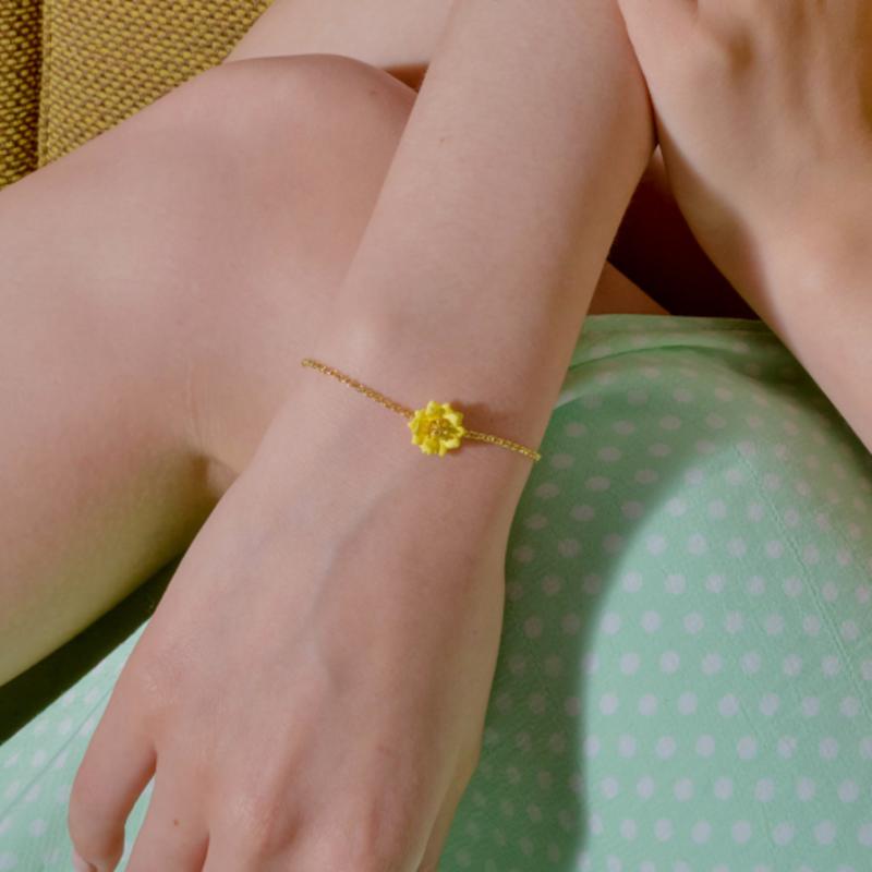 Dana Burton Spike Flower Bracelet