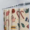 Delightful Holiday Shower Curtainfestive Christmas Decorations For Your Bathroom Perfect Gift Idea For Her!
