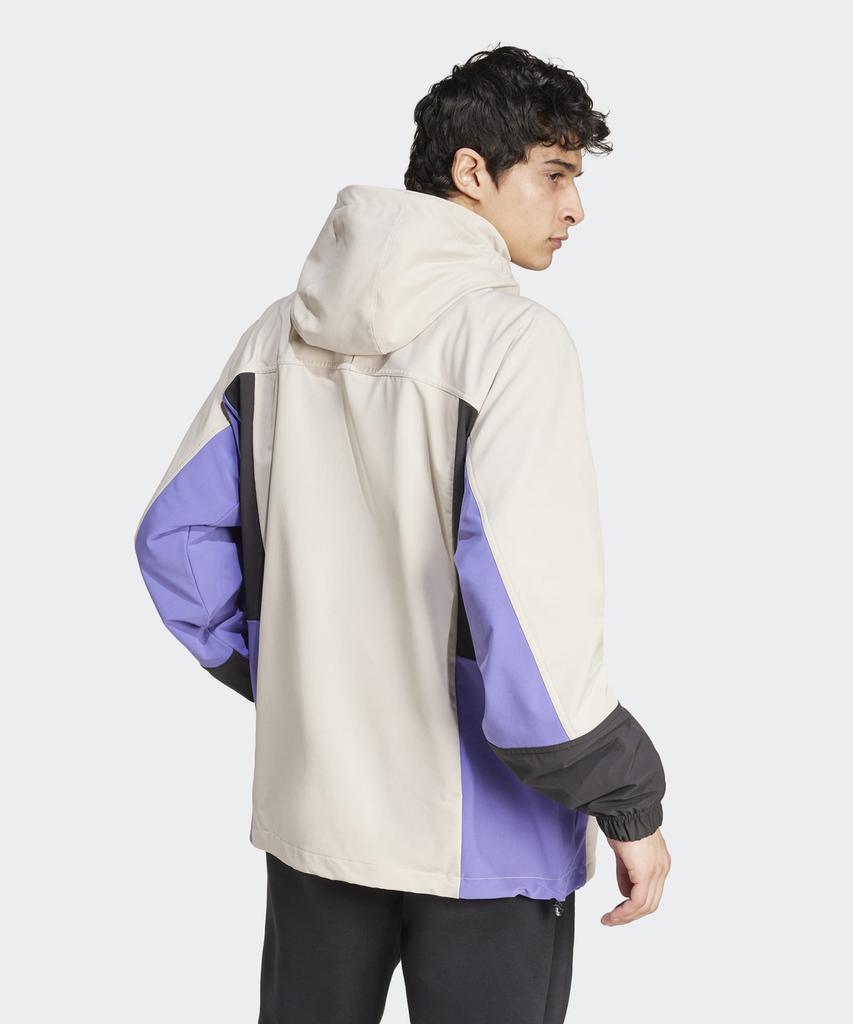 Adidas Colorblock Anorak - Beige / Jf2855