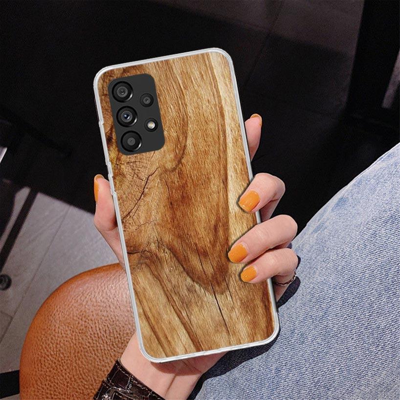 Wood Wooden Pattern Phone Case For Samsung Galaxy A17 A16 A15 A14 A13 A57 A56 A55 A54 A53 A37 A36 A35 A34 A33 A26 A25 A24 A23 Ga