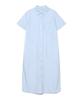 LEE Women Oversized Shirt Midi Dress Light Blue