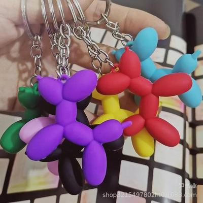 3D-Ballon-Hund-Schlüsselanhänger – süßer Cartoon-Taschenanhänger und Geschenkaccessoire
