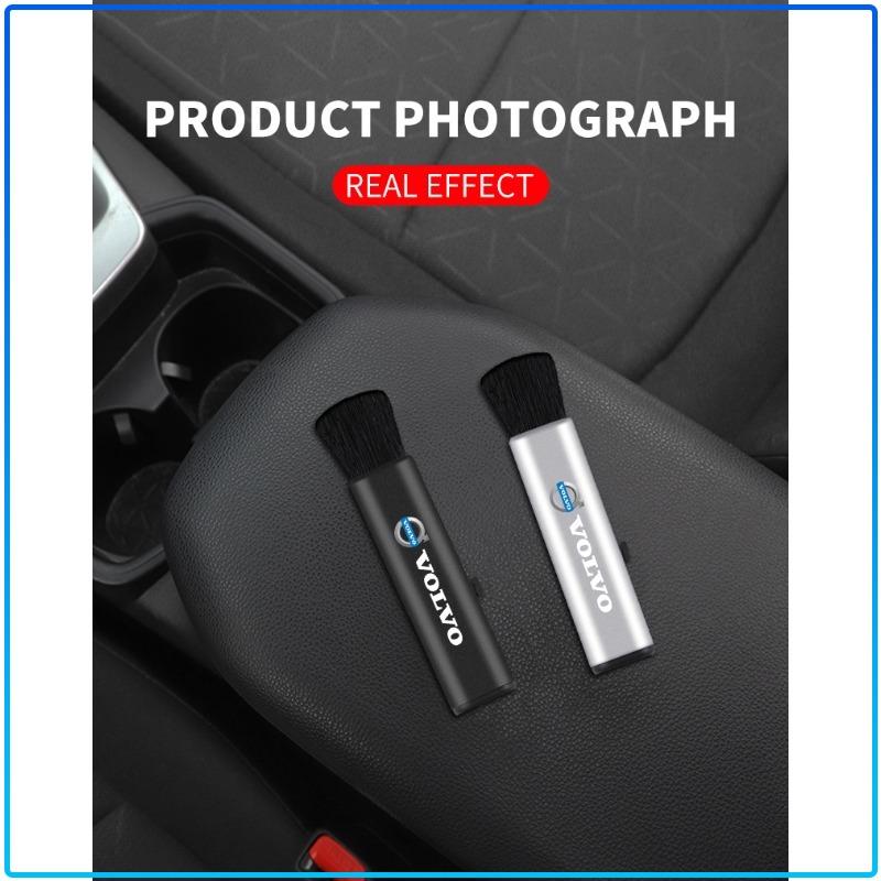 Car Interior Cleaning Brush Telescopic Small Soft Brush For Volvo XC60 XC90 S60 S80 S40 V40 V60 V70 V50 XC70
