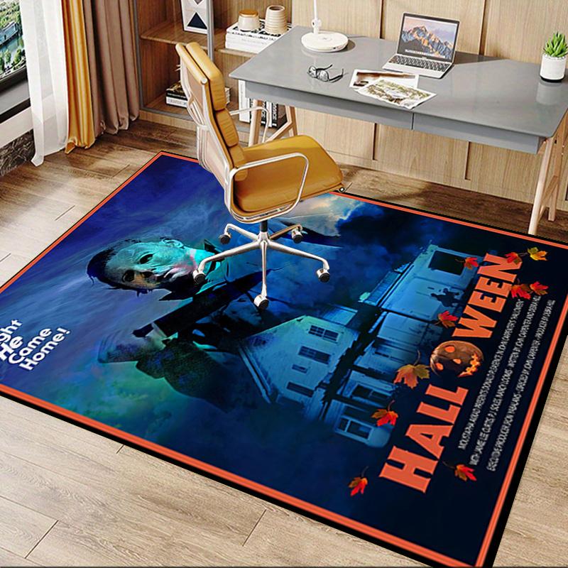 Halloween Horror Night Carpet For Playroom Bedroom Living Room Sofa Home Decorkids Game Area Rug Nonslip Floor Mat