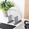 Storage Rack Shelf Kitchen Dish Plate Pot Cover Drying Drain Holder Plastic