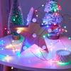 Impermeable Flexible LED Bronze Wire String Radiances For Christmas Tree Decoration Inside Multiple Manner
