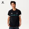 KELME Herren Retro Fußballfan Kurzarm Baumwoll-T-Shirt