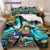 Adventure Awaits Explore World Anime Characters Threepiece Set 1 Duvet Cover 2 Pillowcase Without Core Bedding Set