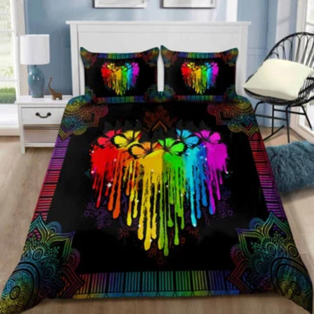Quilt Cover Set Tmarc Tee Aboriginal Naidoc Week Purple Turtles Get Up Stand Up Show Up Bedding Cover