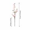 Real Touch Artificial Pear Blossom Flowers Plum Blossom Handmade Faux Flower Branch Artificial 91cm Fake Flower