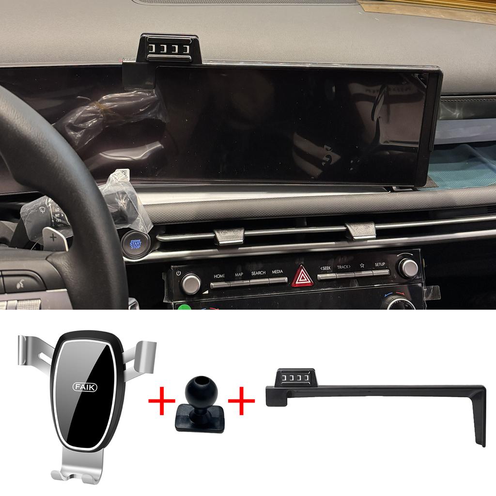 For Hyundai Tucson NX4 2024 2025 2026 Phone Holder Screen Fixed Navigation Bracket Base Wireless Charging