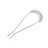 Retro High-End Rhinestone U-Shaped Hairpin, Women'S Jewelry, Back Of The Head, Ball Head, Disc Hair Artifact, Plug Comb, Simple Hair Accessories
