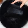 New Fluffy Fur Bucket Hat Ear Protection Furry Fisherman Hat Soft Warm Panama Cap Women