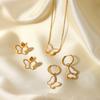 Yori Delicate Shell Butterfly Pendant Necklace Gold Color High Quality Fashion Collar Jewelry Waterproof & Cheaper