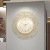 Unique Design Luxury Digital Clock Aesthetics Modern Metal Decoration Digital Clock Classic Style Reloj De Pared Decorativo Room