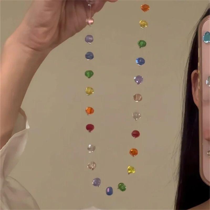 1 Piece Summer Sweet Women Choker Collarbone Chain  Pearl Fringe Necklace Luxury Minimalist Accessories