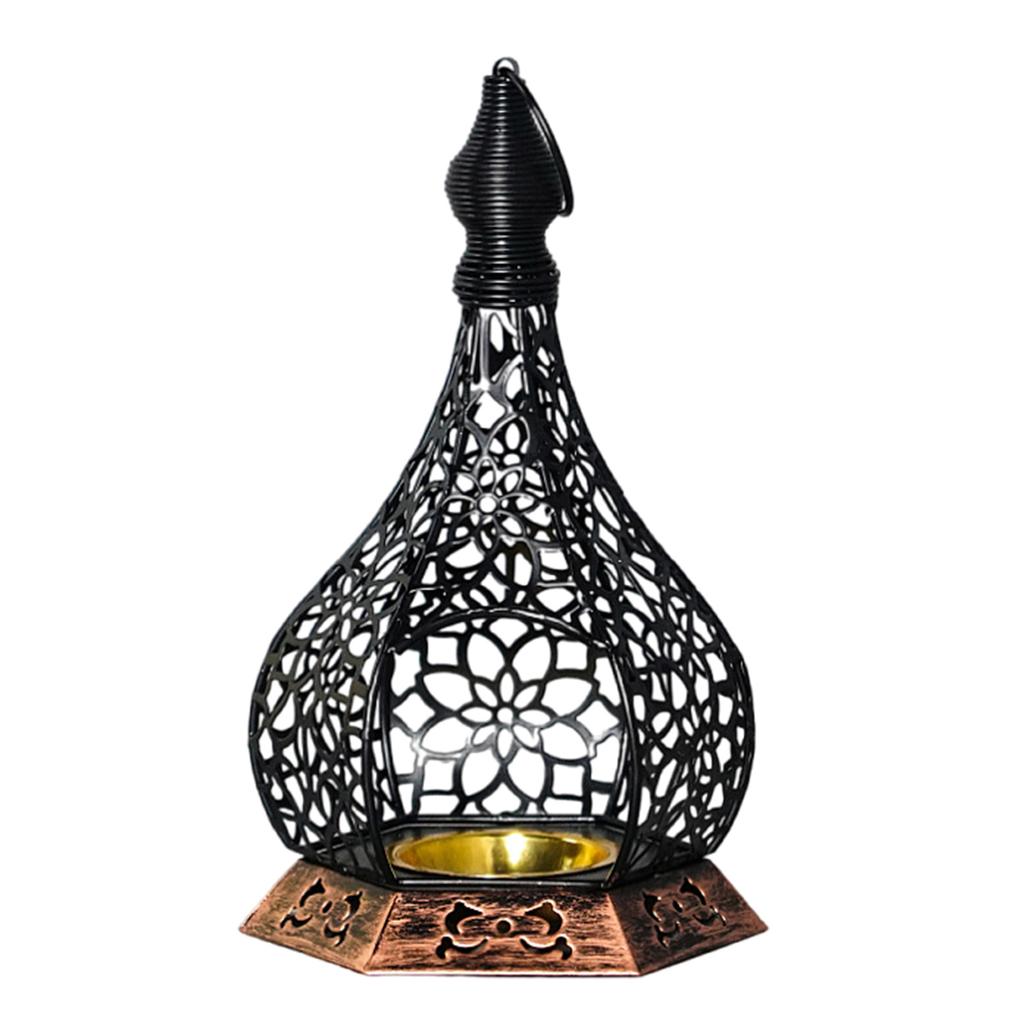 Elegant Gourd Design Candlestick Durability Metal Craftsmanships Candle Holder for Romantic Dinners Home Ambiances