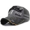 Alte Bullenkopf-Baseballkappe, gewaschene Kappe, Randkappe, Baseballkappen für Herren und Damen