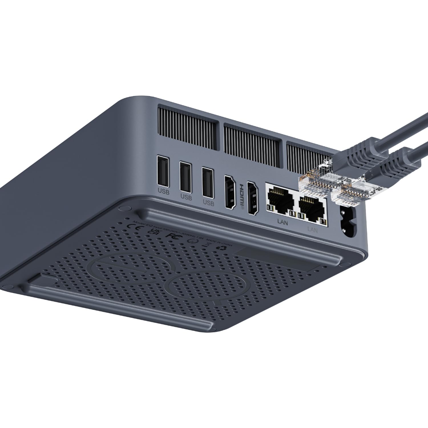 

Міні-ПК Intel 12-го покоління 12450H 24 ГБ LPDDR5 500 ГБ NVMe SSD До подвійного LAN Маленький 4K Подвійний екран Тихий 4,4 ГГц 8C/12T ПК, Вихід, WIFI6, BT5.2,