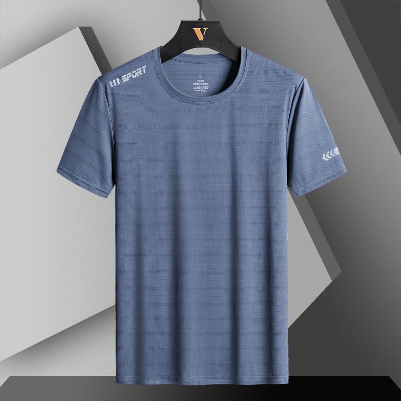 Men's Quick Dry Athletic Short Sleeves T-Shirts Moisture Wicking Running Workout Shirts Performance Stretch Summer Casual Breathable Crew Neck Top Tee