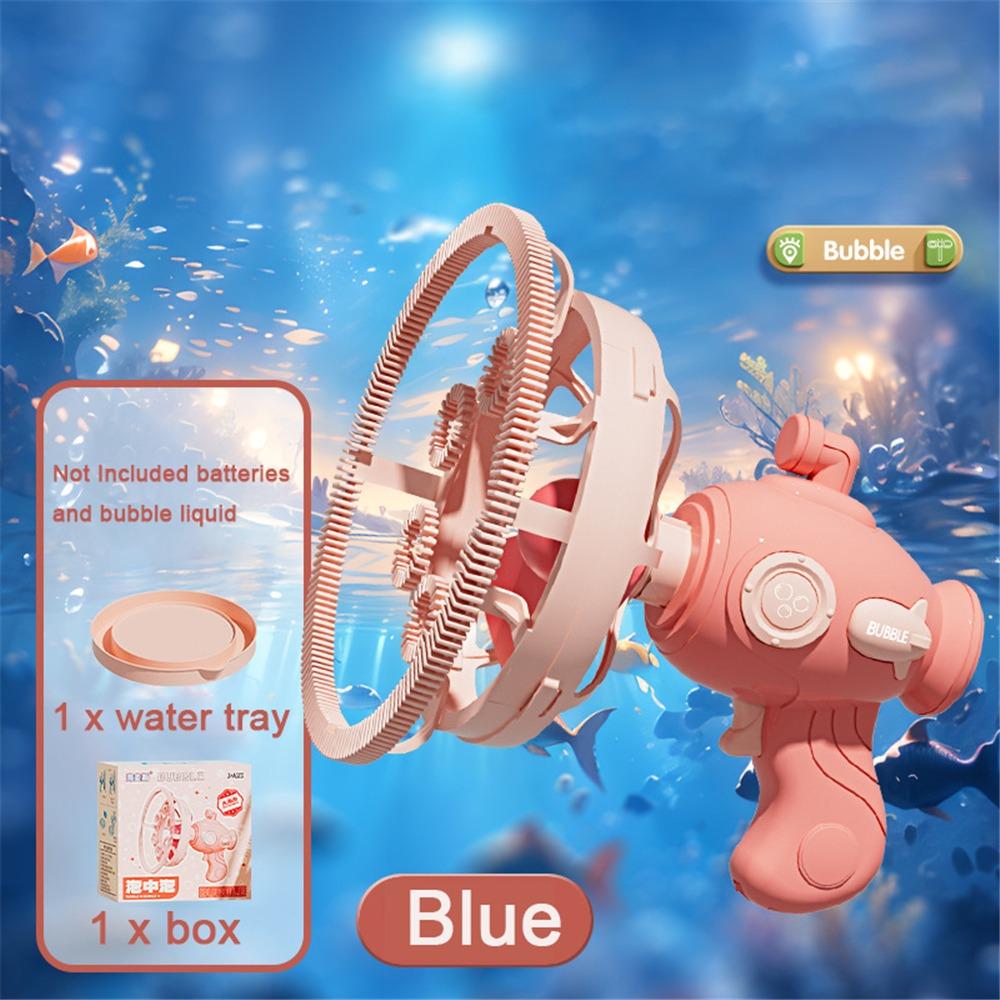 

Toy Gift Electric Bubble Machine Plastic Bubble Toy New Double-layer Bubble Fan Party Interaction