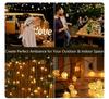 5/7/12M Waterproof Solar Bubble Ball Light String Lights Outdoor Crystal Globe String Light Garden Party Christmas Decoration
