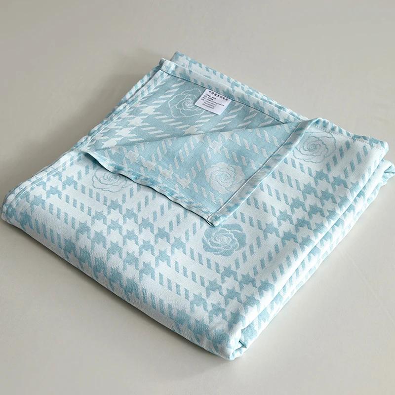 

2025 new summer bamboo fiber blanket office nap towel quilt cold blanket air conditioner blanket bed 150x200cm 1pcs