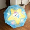 1pc Hello Kitty, Starfish Automatic Open/Close Umbrella, Lightweight Design for Everyone,Durable Canopy yy251014082