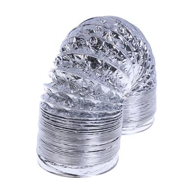 4Inch Aluminum Ventilator Pipe Air Ventilation Hose Flexible Exhaust Duct 1.5M