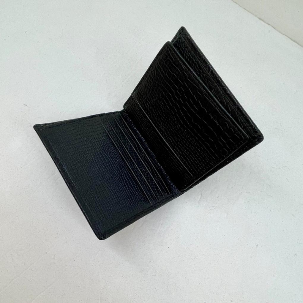 Men's Premium Cowhide Vertical Bifold Wallet - Men's Essential Item - 75% Off Sale - AM2103-4 Black