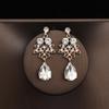 2023 Bridal Clip-On Earrings: Non-Pierced Dangle Earrings for Weddings & Evening Gowns
